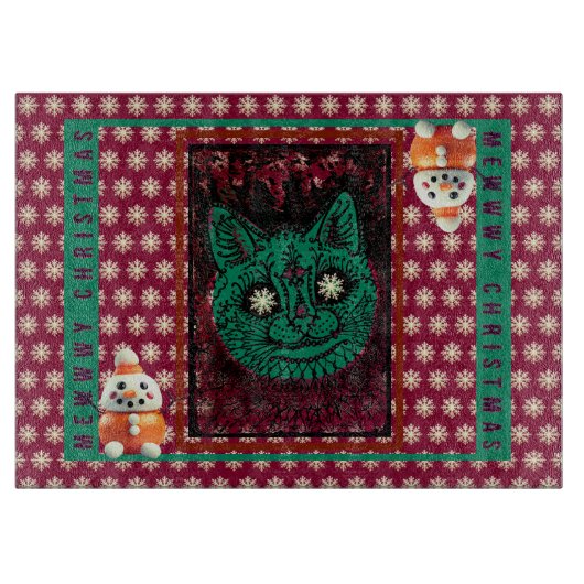 PLANCHE À DÉCOUPER MEWWWWY CHRISTMAS (Devant)