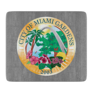 Planche À Découper Miami Gardens (Floride) City Seal