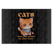 Planche À Découper mignon amour chaton (Devant)