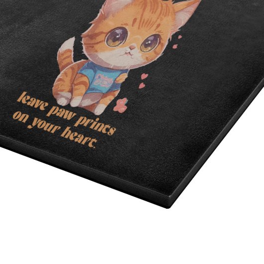 Planche À Découper mignon amour chaton (Coin)