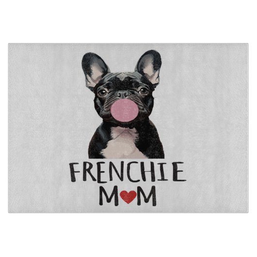 Planche À Découper Mignon bouledogue français (Devant)