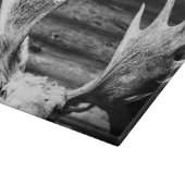 planche à découper mignon chalet à péage orignal (Coin)