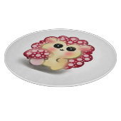 Planche À Découper Mignon Champignon Rouge Kawaii Hérisson Toadstool (Coin)