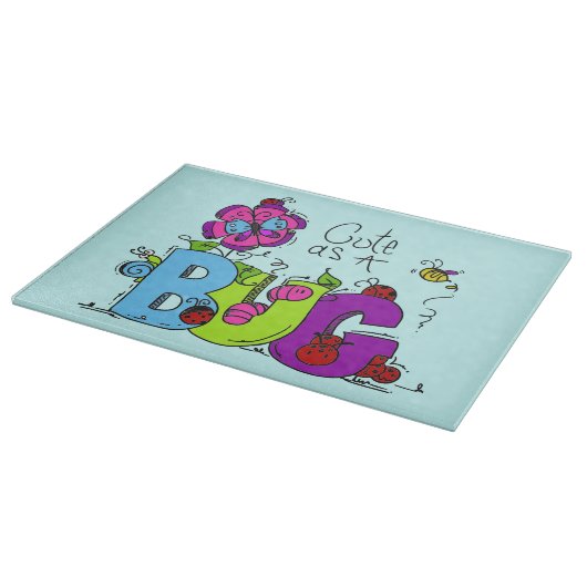 Planche À Découper Mignon comme insecte (Coin)