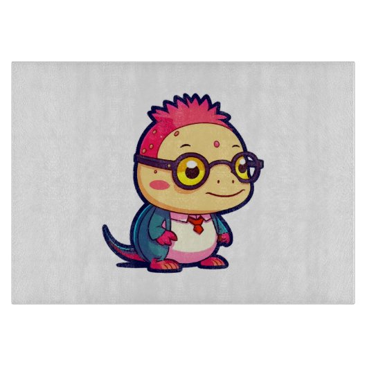 Planche À Découper mignon philosophe axolotl (Devant)