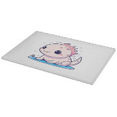 Planche À Découper mignon philosophe axolotl (Coin)