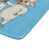 Planche À Découper Mignonne brebis avec blouson (Coin)