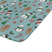 Planche à découper mignonne de copains de neige (Coin)