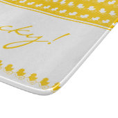 Planche à découper mignonne jaune drôle (Coin)