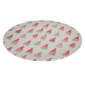 Planche À Découper Mignonne pastèque : motif d'aquarelle transparente (Coin)