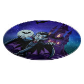 Planche À Découper Mignonne, whimsical Halloween vampire (Coin)