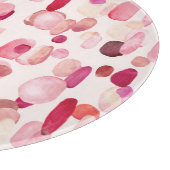 Planche À Découper Mignonnes Zones Rouges Roses Simples (Coin)