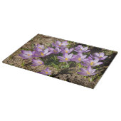 Planche À Découper Mignons crocus de printemps (Coin)