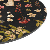 Planche À Découper Mignons lapins : Motif à main aquarelle (Coin)