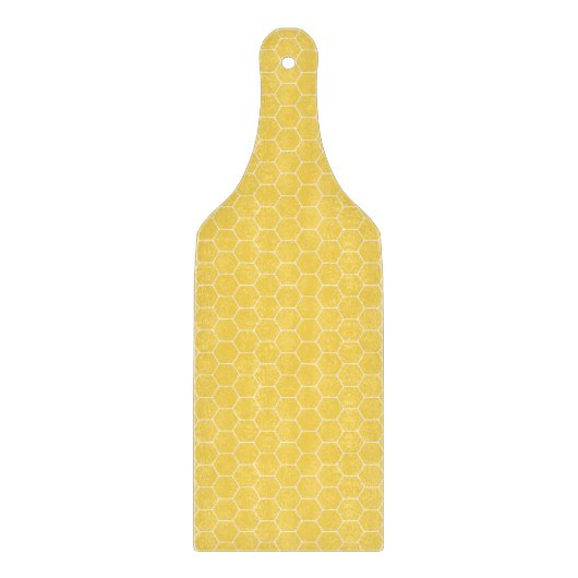 Planche À Découper Milieu du siècle moderne moutarde Jaune (Devant)