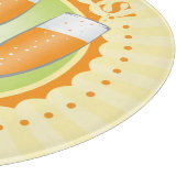 Planche À Découper Mimosa Champagne Orange (Coin)