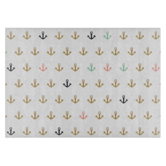 Planche À Découper Mini motif d'Ancre (Devant)