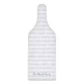 Planche À Découper Minimalistic Blue Stripes Farm Chic Board (Devant)