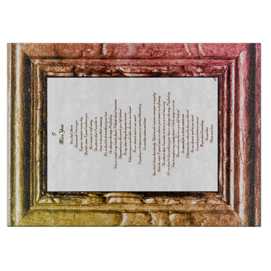 Planche À Découper Mlle (Devant)