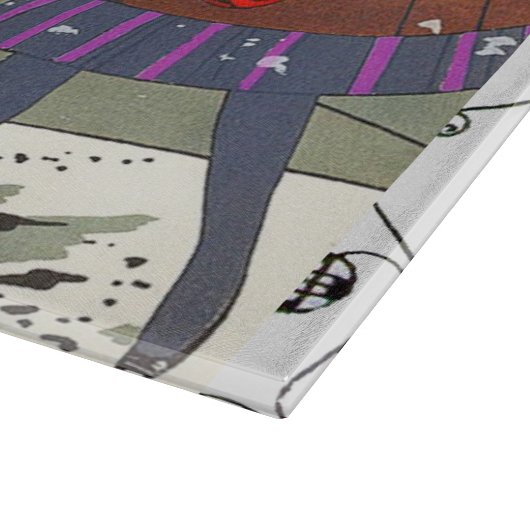 PLANCHE À DÉCOUPER MODE NEIGE HIVER (Coin)