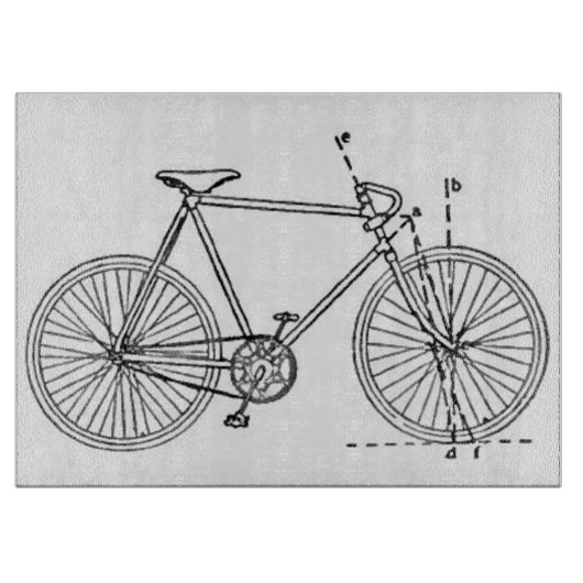 Planche À Découper Modèle de bicyclette (Devant)