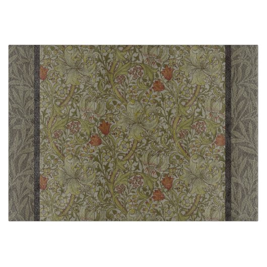 Planche À Découper Modèle de branche de saule et de lys doré de Willi (Devant)