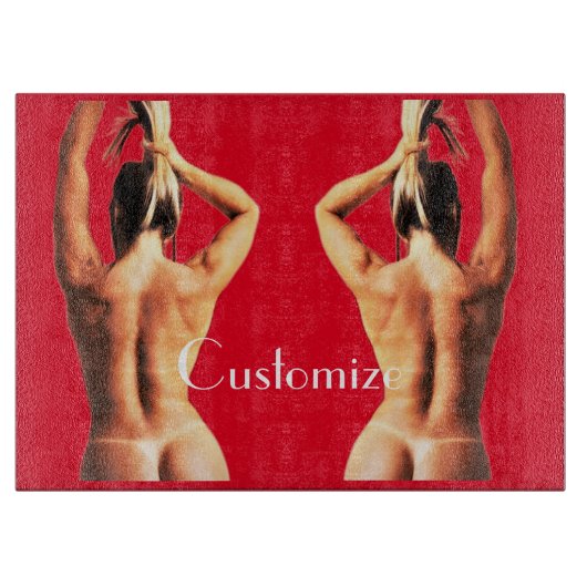 Planche À Découper Modèle de fitness Tanlines Thunder_Cove (Devant)