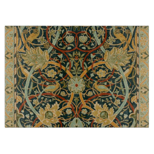 Planche À Découper Modèle de tapisserie forestière de William Morris