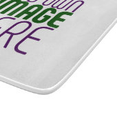 PLANCHE À DÉCOUPER MODÈLE DE TEXTE D'IMAGE BLANCHE SIMPLE MODERNE (Coin)