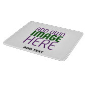 PLANCHE À DÉCOUPER MODÈLE DE TEXTE D'IMAGE BLANCHE SIMPLE MODERNE (Coin)