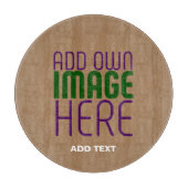 PLANCHE À DÉCOUPER MODÈLE DE TEXTE D'IMAGE BROWN SIMPLE MODERNE (Devant)