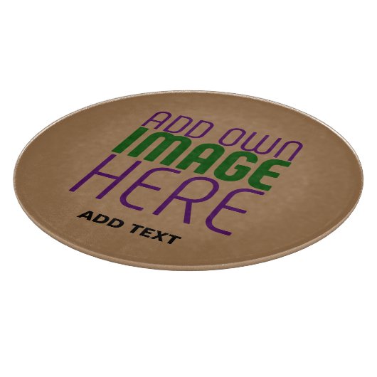 PLANCHE À DÉCOUPER MODÈLE DE TEXTE D'IMAGE BROWN SIMPLE MODERNE (Coin)