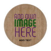 PLANCHE À DÉCOUPER MODÈLE DE TEXTE D'IMAGE BROWN SIMPLE MODERNE (Devant)