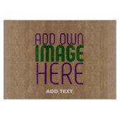 PLANCHE À DÉCOUPER MODÈLE DE TEXTE D'IMAGE BROWN SIMPLE MODERNE (Devant)