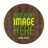 PLANCHE À DÉCOUPER MODÈLE DE TEXTE D'IMAGE BROWN SIMPLE MODERNE (Devant)