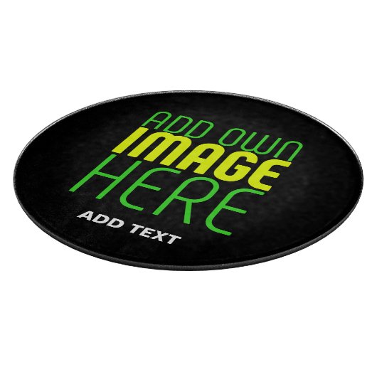 PLANCHE À DÉCOUPER MODÈLE DE TEXTE D'IMAGE NOIRE SIMPLE ET MODERNE (Coin)