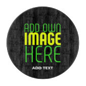 PLANCHE À DÉCOUPER MODÈLE DE TEXTE D'IMAGE NOIRE SIMPLE ET MODERNE (Devant)