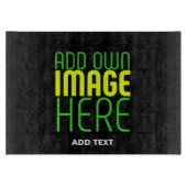 PLANCHE À DÉCOUPER MODÈLE DE TEXTE D'IMAGE NOIRE SIMPLE ET MODERNE (Devant)