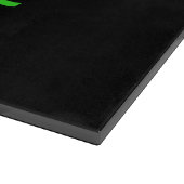 PLANCHE À DÉCOUPER MODÈLE DE TEXTE D'IMAGE NOIRE SIMPLE ET MODERNE (Coin)