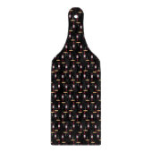 Planche À Découper Modèle de Tire-Bouchon de Bouteille de Vin (Devant)