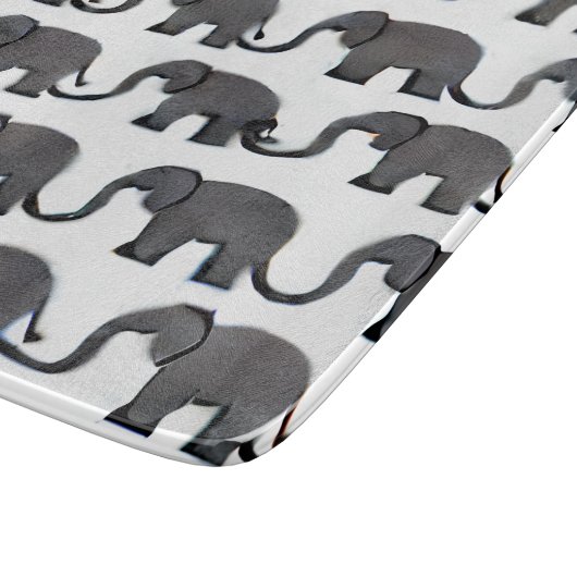 Planche À Découper Modèle d'éléphant gris (Coin)