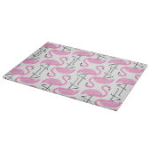 Planche À Découper Modèle Flamingo rose moderne simple (Coin)