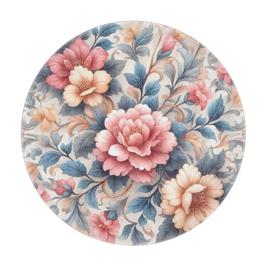 Planche À Découper Modèle floral (Devant)