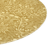 Planche À Découper Modèle Floral Baroque Damas d'or (Coin)