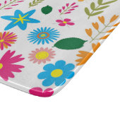 PLANCHE À DÉCOUPER MODÈLE FLORAL COLORÉ (Coin)