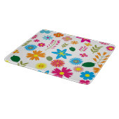 PLANCHE À DÉCOUPER MODÈLE FLORAL COLORÉ (Coin)