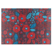 Planche À Découper Modèle floral de Doodle (Devant)