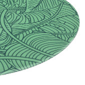 Planche À Découper Modèle floral Feuille tropical (Coin)