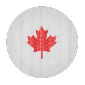 Planche À Découper Modèle Knit Maple Leaf Tricot Motif (Devant)