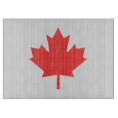 Planche À Découper Modèle Knit Maple Leaf Tricot Motif (Devant)